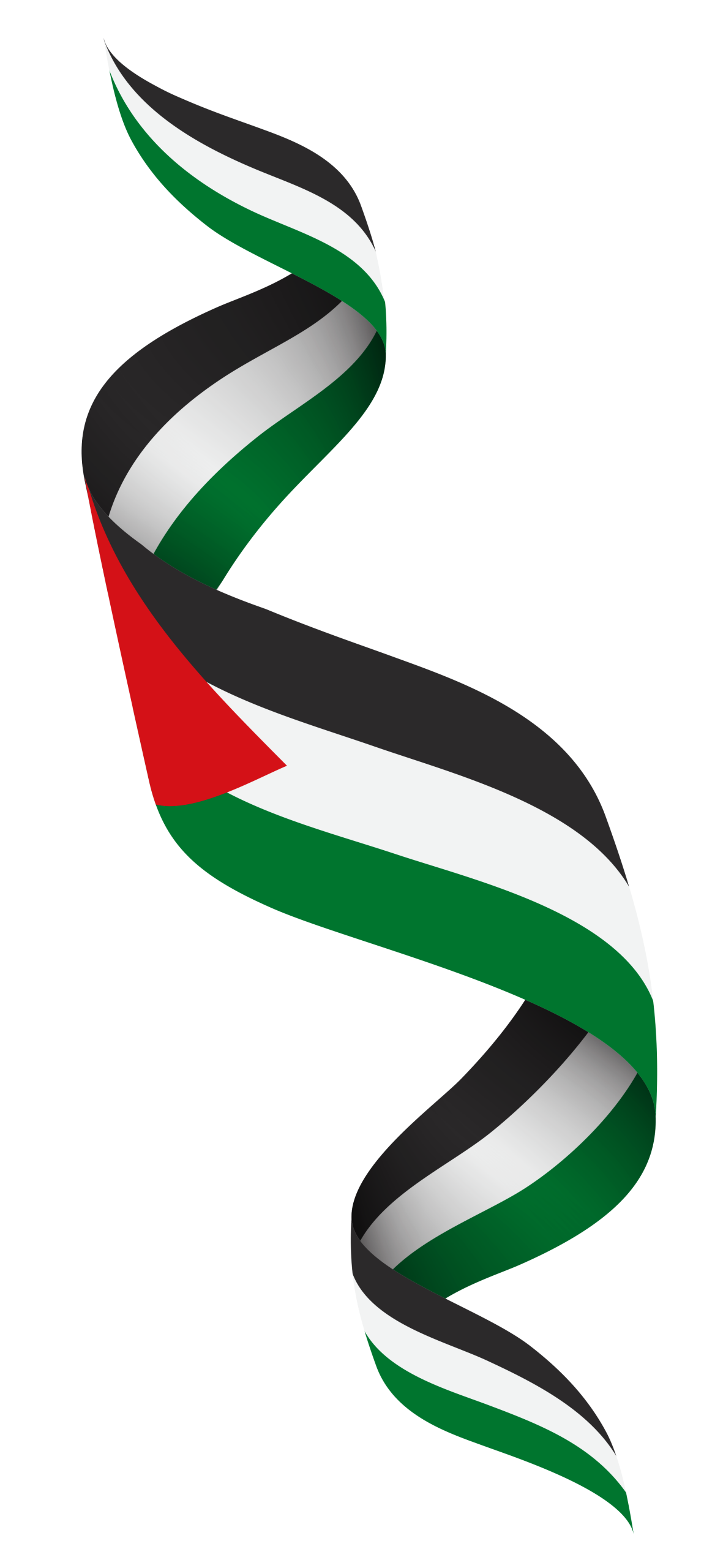 Flag of palestine illustration premium vector PNG scaled